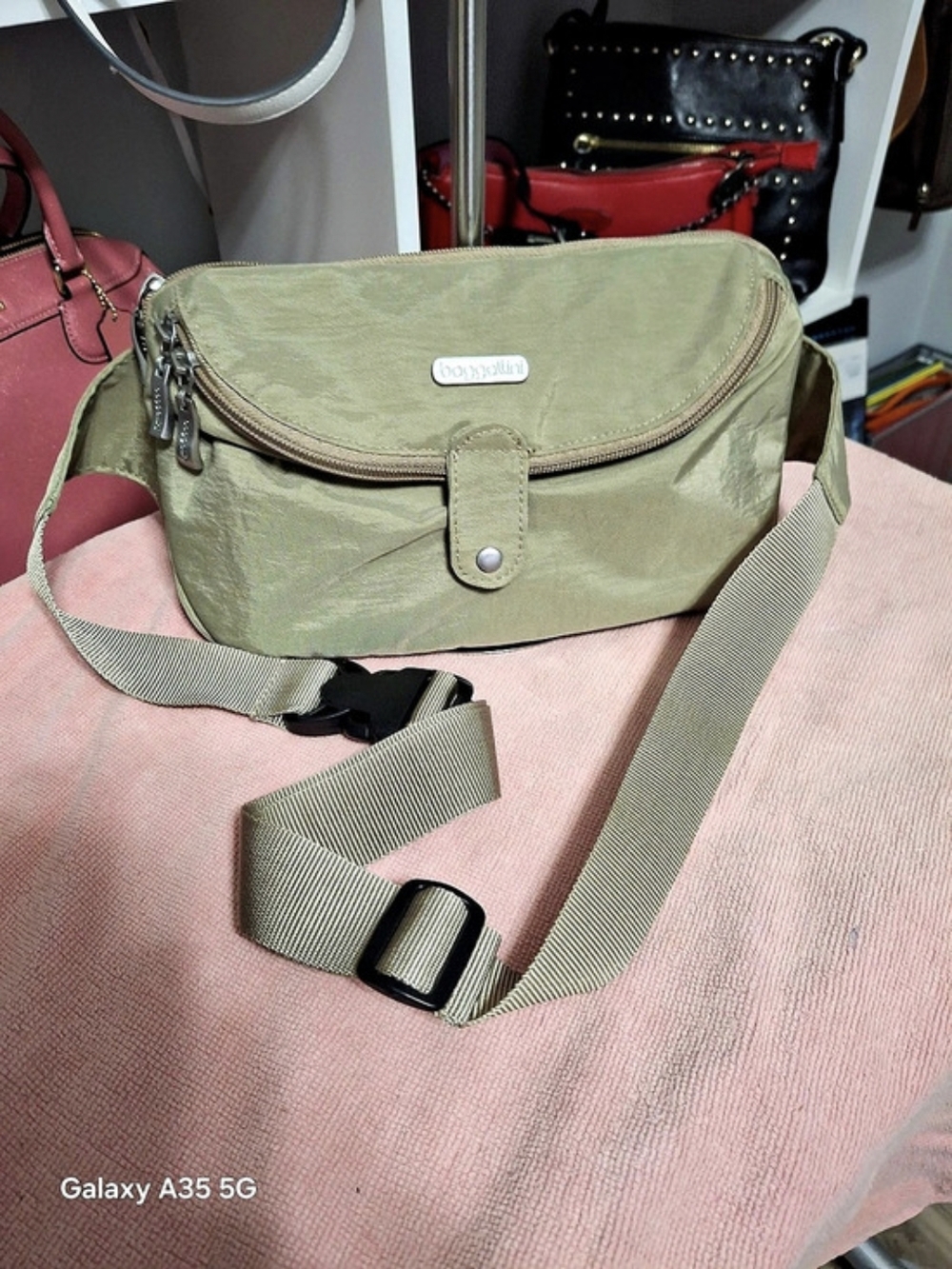 baggalini Green Crossbody Bag